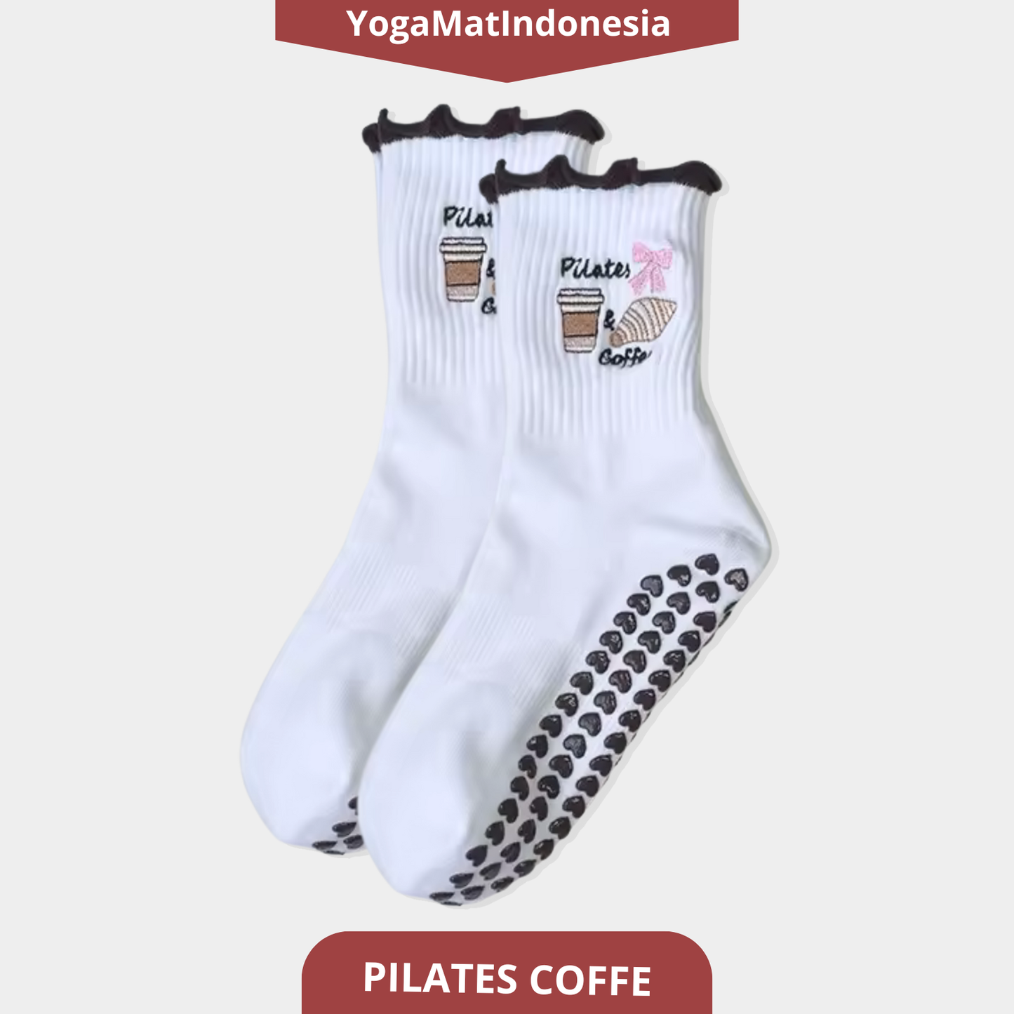 Pilates Socks Cherry