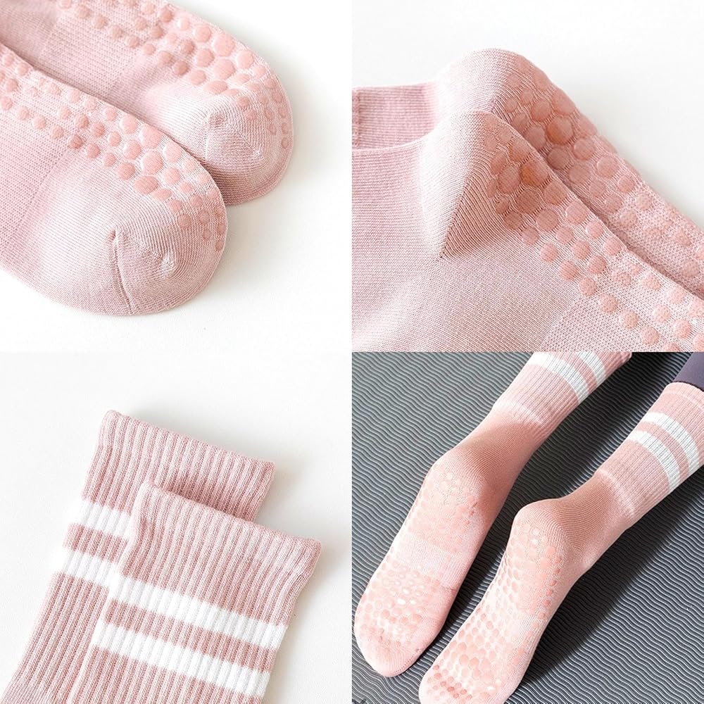 Pilates Socks Double Stripes