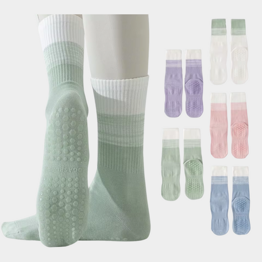 Pilates Socks Soft Stripes